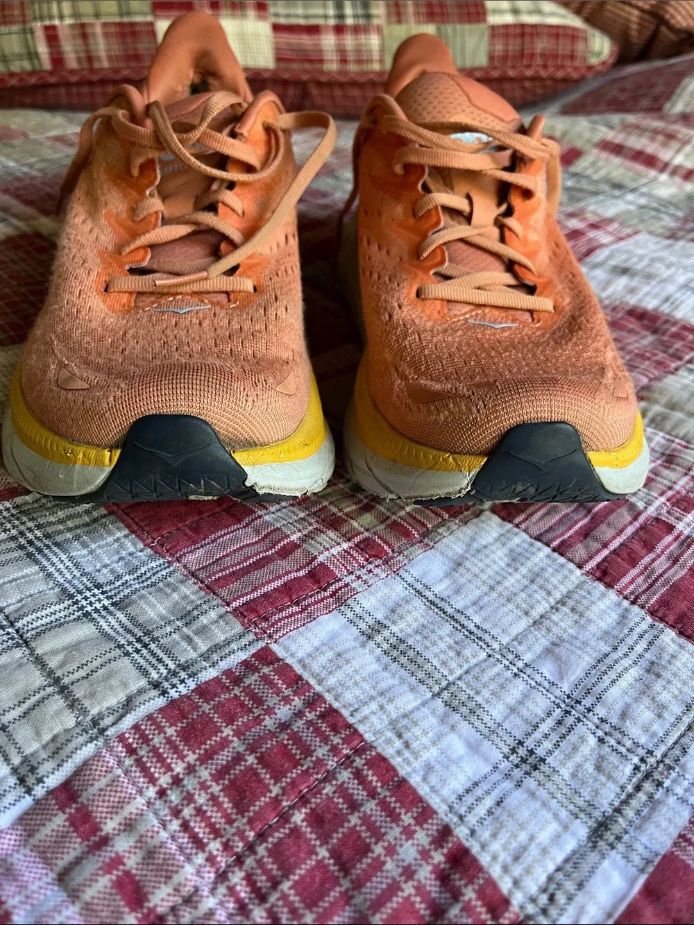 Hoka Orange and Yellow Women's Running Shoes